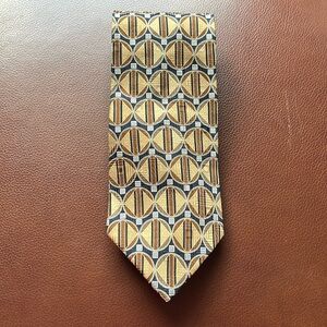 Henry Grethel Vintage Pattern Silk Men’s Tie